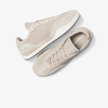  Converse Run Star Trainer Colourful Suede Unisex Bej Sneaker