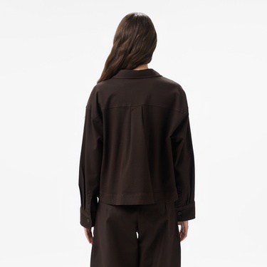  Lacoste Kadın Kahverengi Gömlek