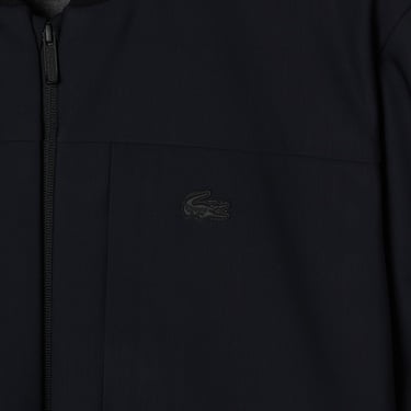  Lacoste Erkek Hakim Yaka Siyah Bomber Ceket