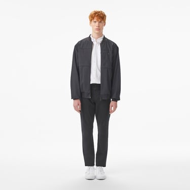  Lacoste Erkek Hakim Yaka Siyah Bomber Ceket