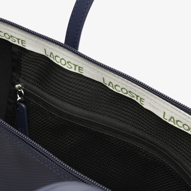  Lacoste Large L.12.12 Kadın Lacivert Omuz Çantası