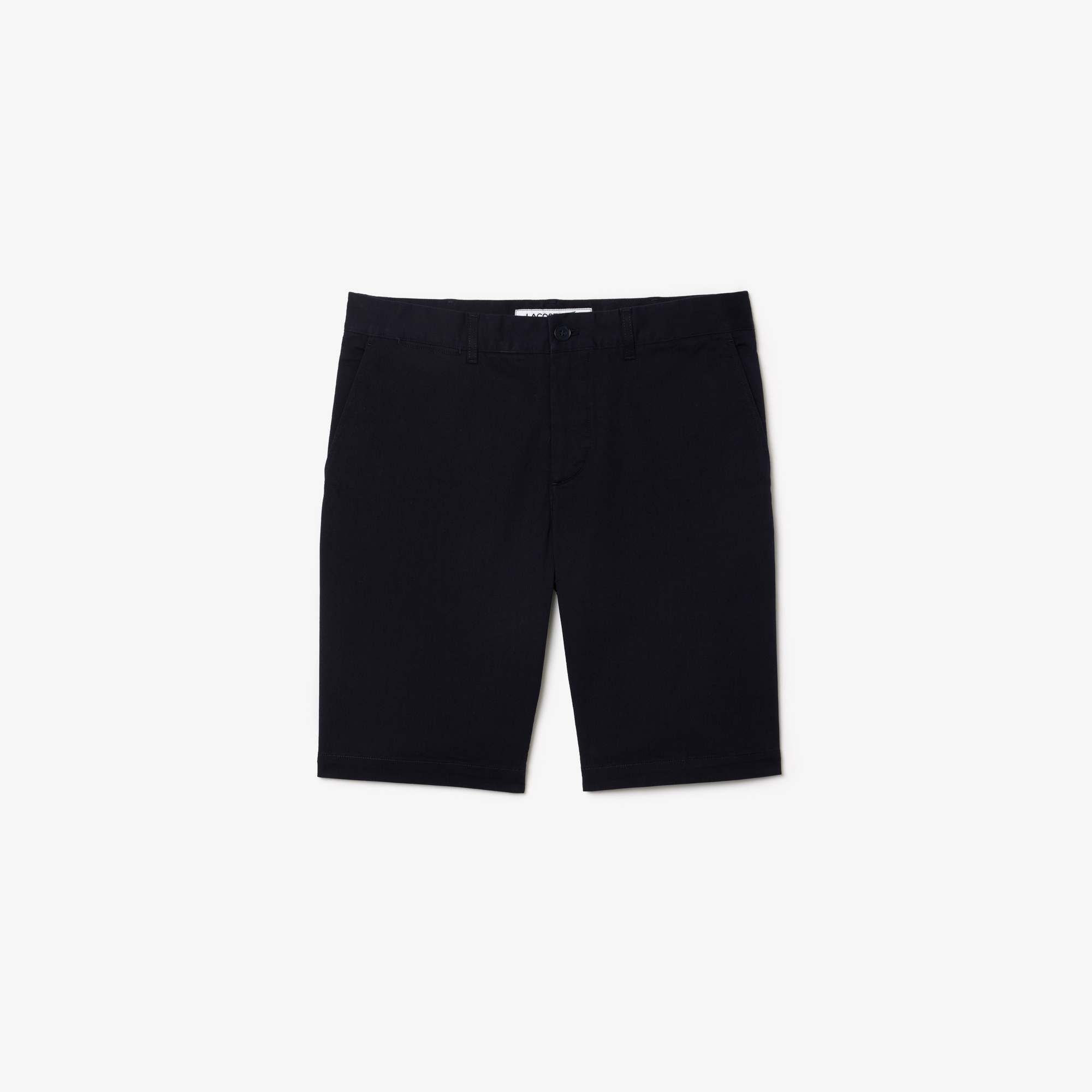 Erkek Slim Fit Siyah Bermuda Şort