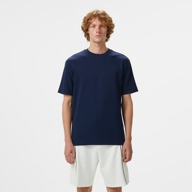  Lacoste Erkek Oversize Fit Bisiklet Yaka Lacivert T-Shirt