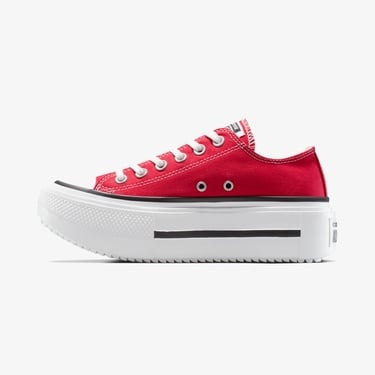  Converse Chuck Taylor All Star Lift Double Stack Platform Unisex Kırmızı Sneaker