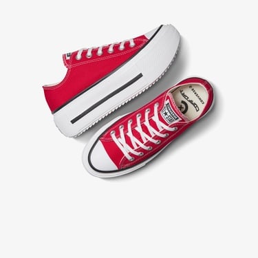  Converse Chuck Taylor All Star Lift Double Stack Platform Unisex Kırmızı Sneaker