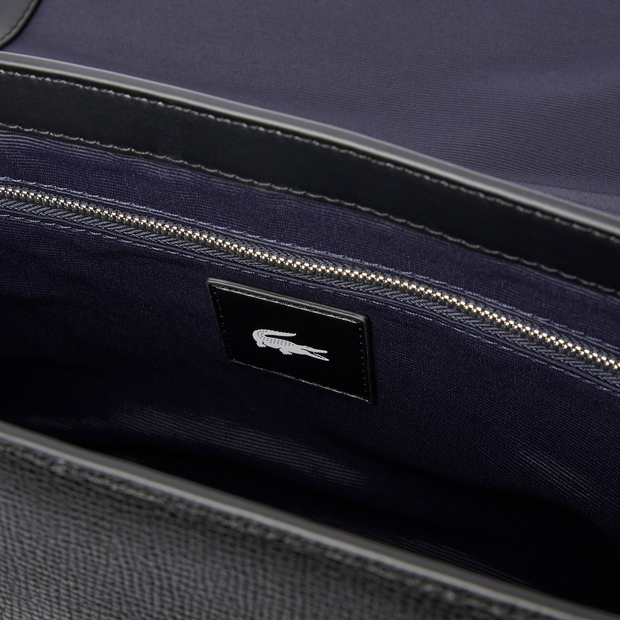 Lacoste Erkek Deri Siyah Omuz Çantası