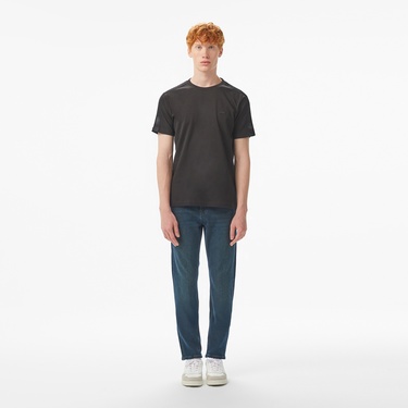  Lacoste Erkek Regular Fit Bisiklet Yaka Siyah T-Shirt