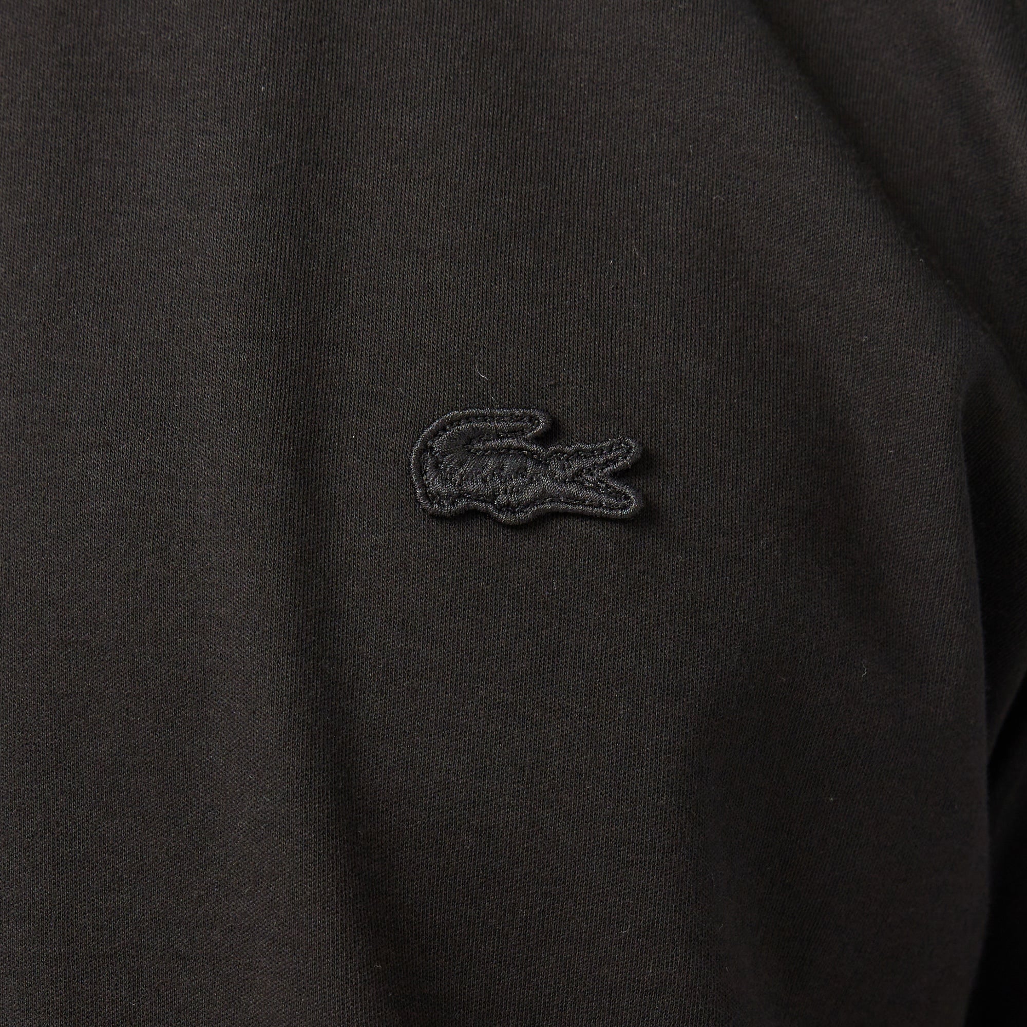 Lacoste Erkek Regular Fit Bisiklet Yaka Siyah T-Shirt