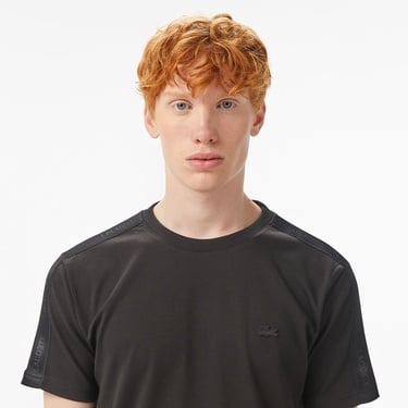  Lacoste Erkek Regular Fit Bisiklet Yaka Siyah T-Shirt
