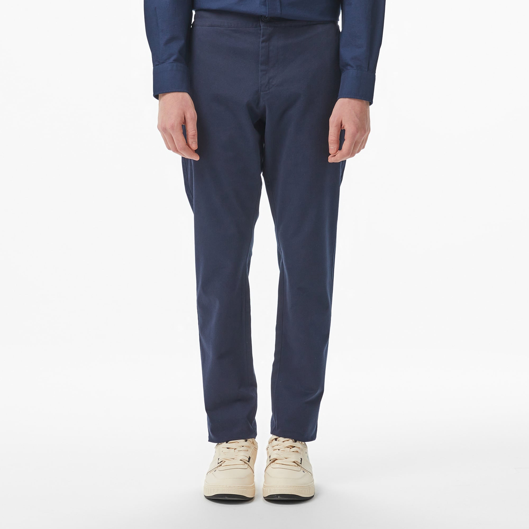 Erkek Slim Fit Lacivert Chino Pantolon