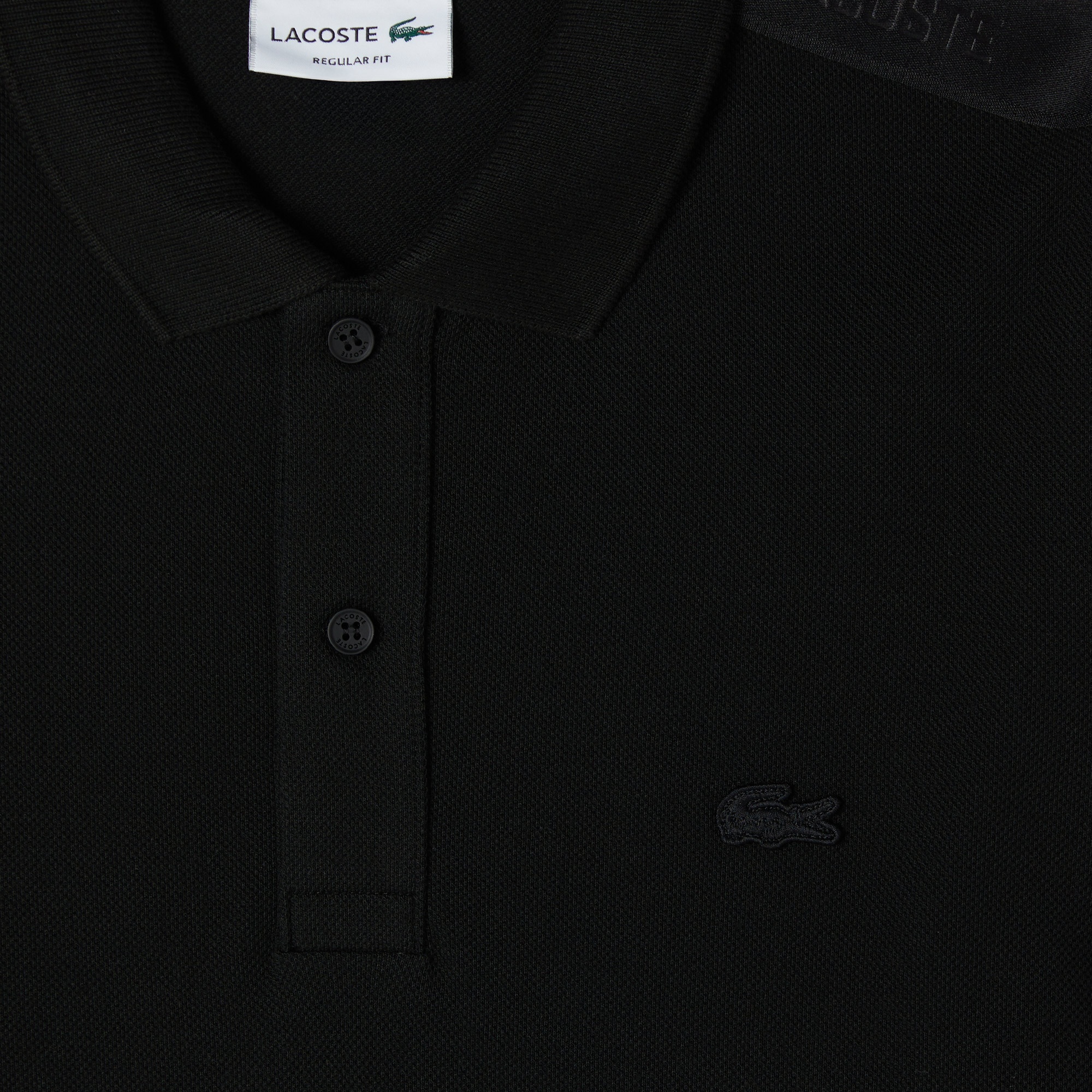 Lacoste Erkek Regular Fit Uzun Kollu Siyah Polo