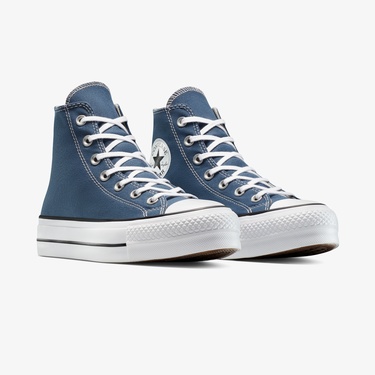  Converse Chuck Taylor All Star Lift Platform Unisex Mavi Sneaker