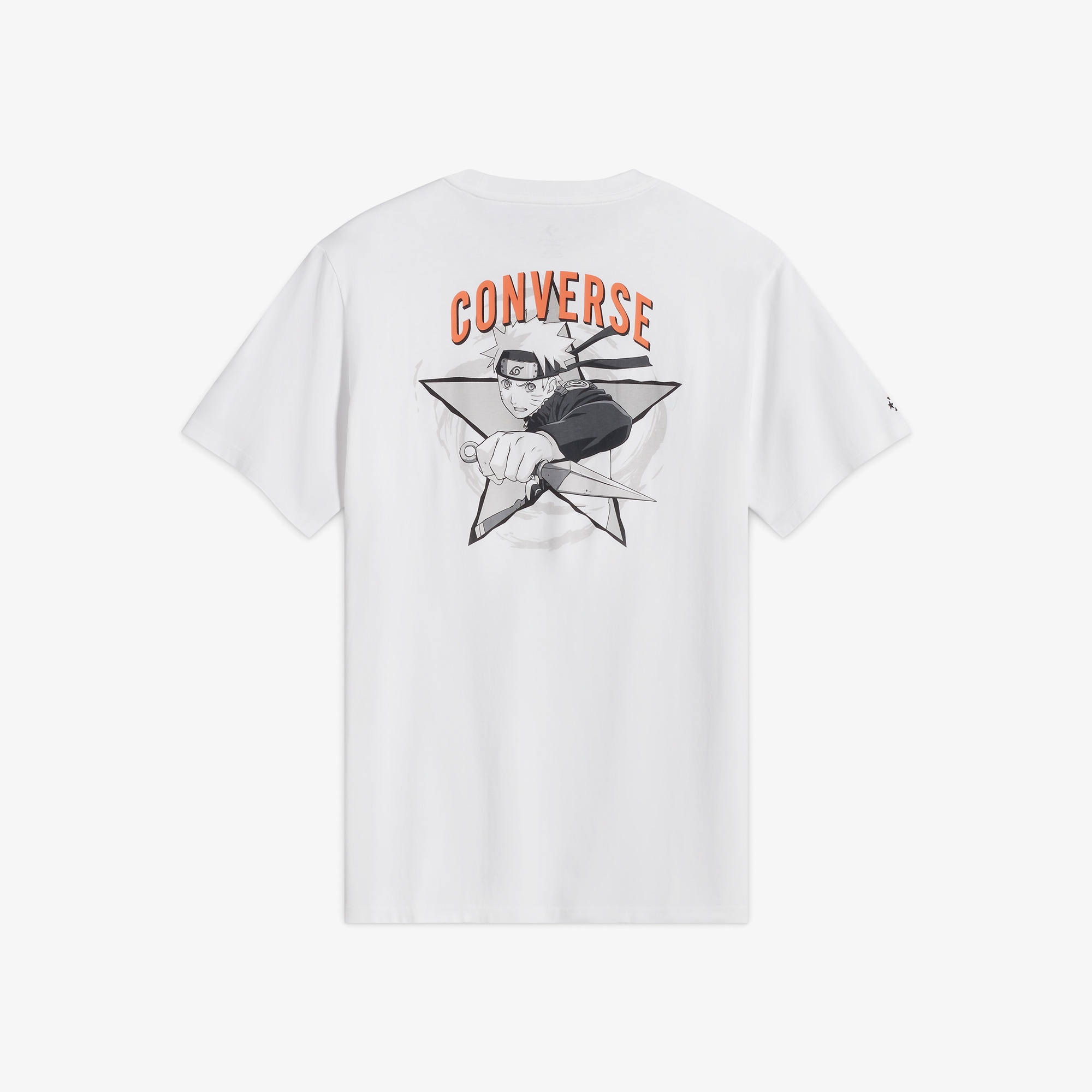 Converse x Naruto Unisex Beyaz T-Shirt