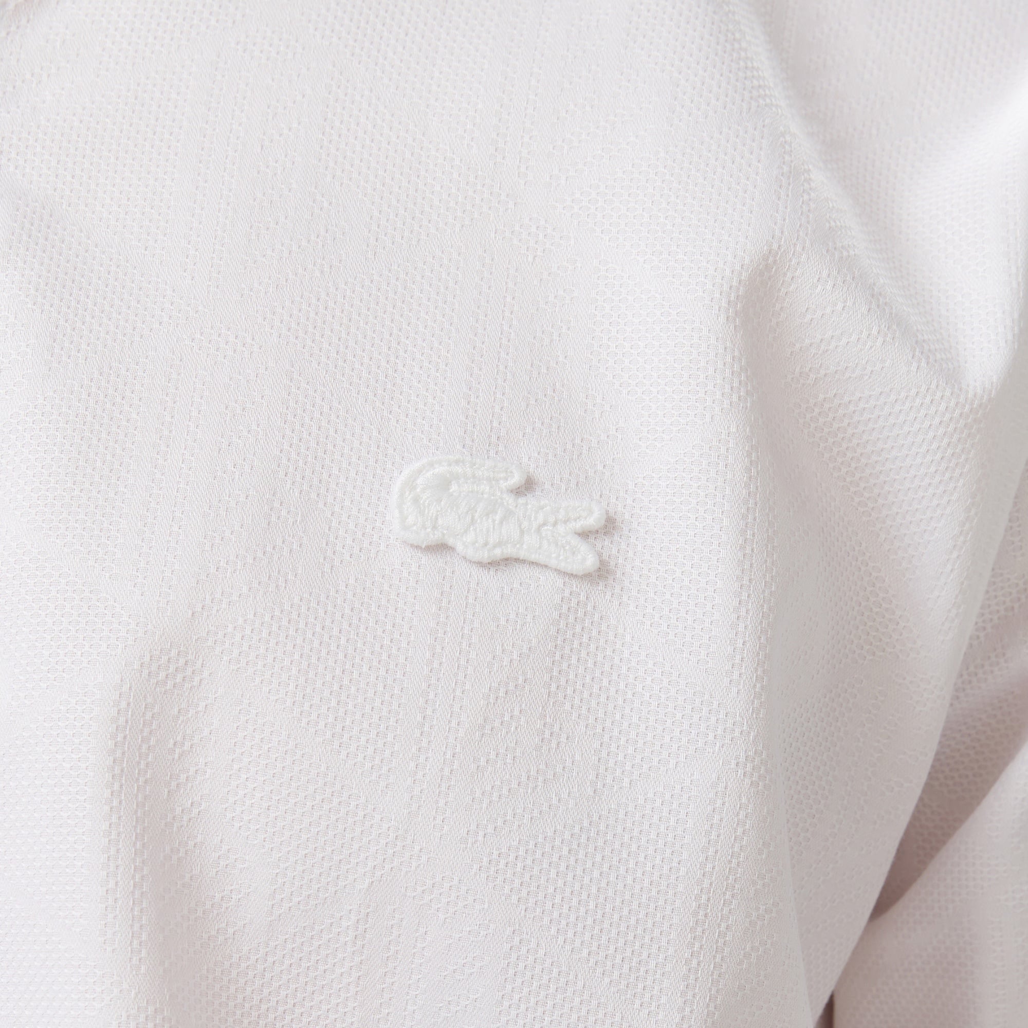 Erkek Slim Fit Düğmeli Yaka Beyaz Gömlek