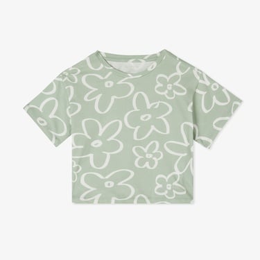  Nautica Kız Çocuk Yeşil Regular Fit Baskılı T-Shirt