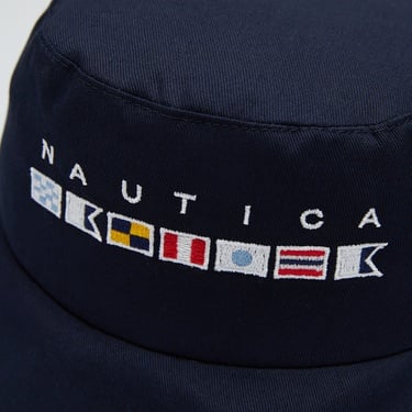  Nautica Unisex Lacivert Baskılı Şapka