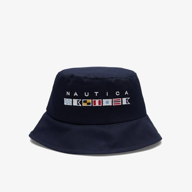  Nautica Unisex Lacivert Baskılı Şapka