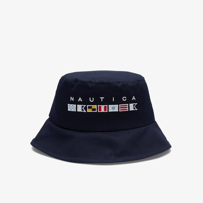  Nautica Unisex Lacivert Baskılı Şapka