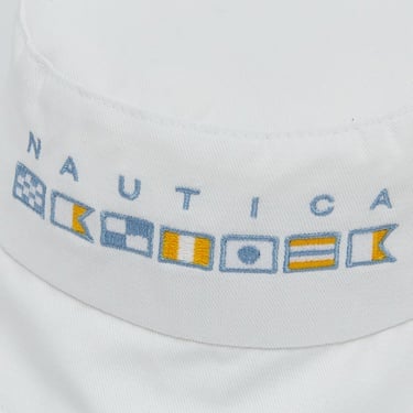  Nautica Unisex Beyaz Baskılı Şapka