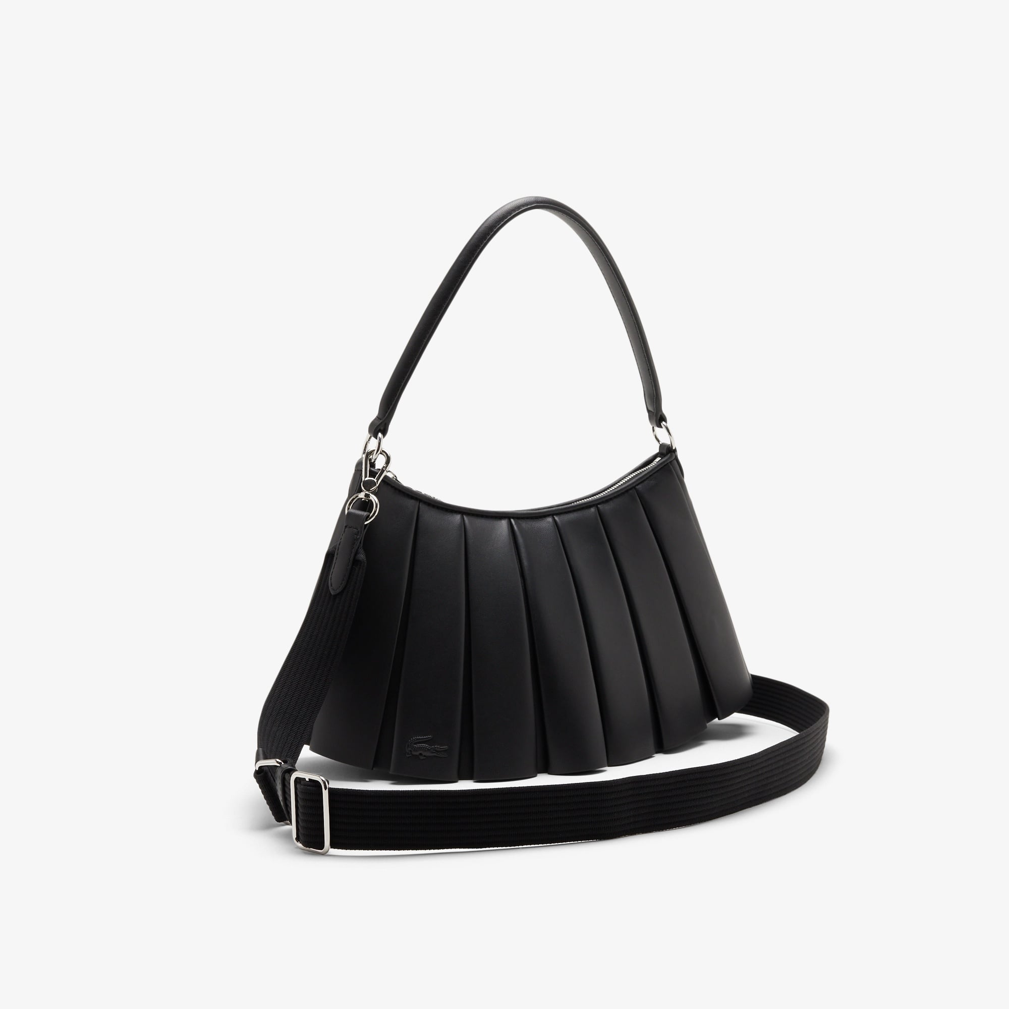 Lacoste Medium Lenglen Kadın Siyah Omuz Çantası