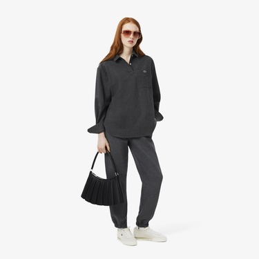  Lacoste Medium Lenglen Kadın Siyah Omuz Çantası