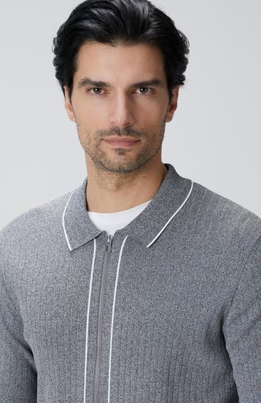  Network Erkek Gri Melanj Rayon Hırka