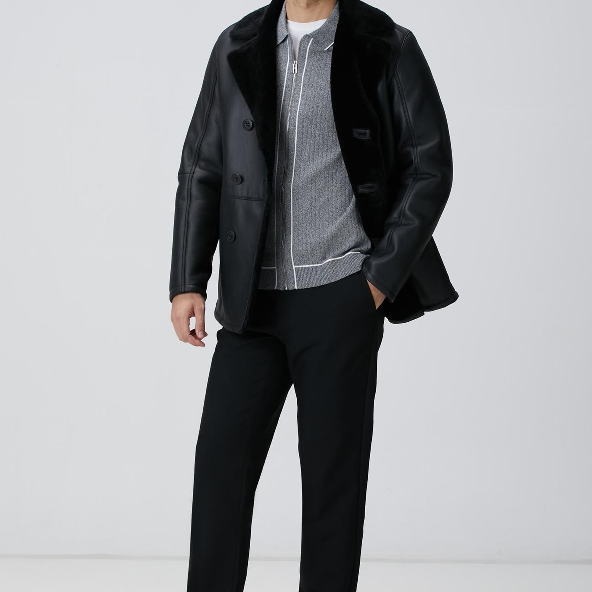 Network Erkek Gri Melanj Rayon Hırka