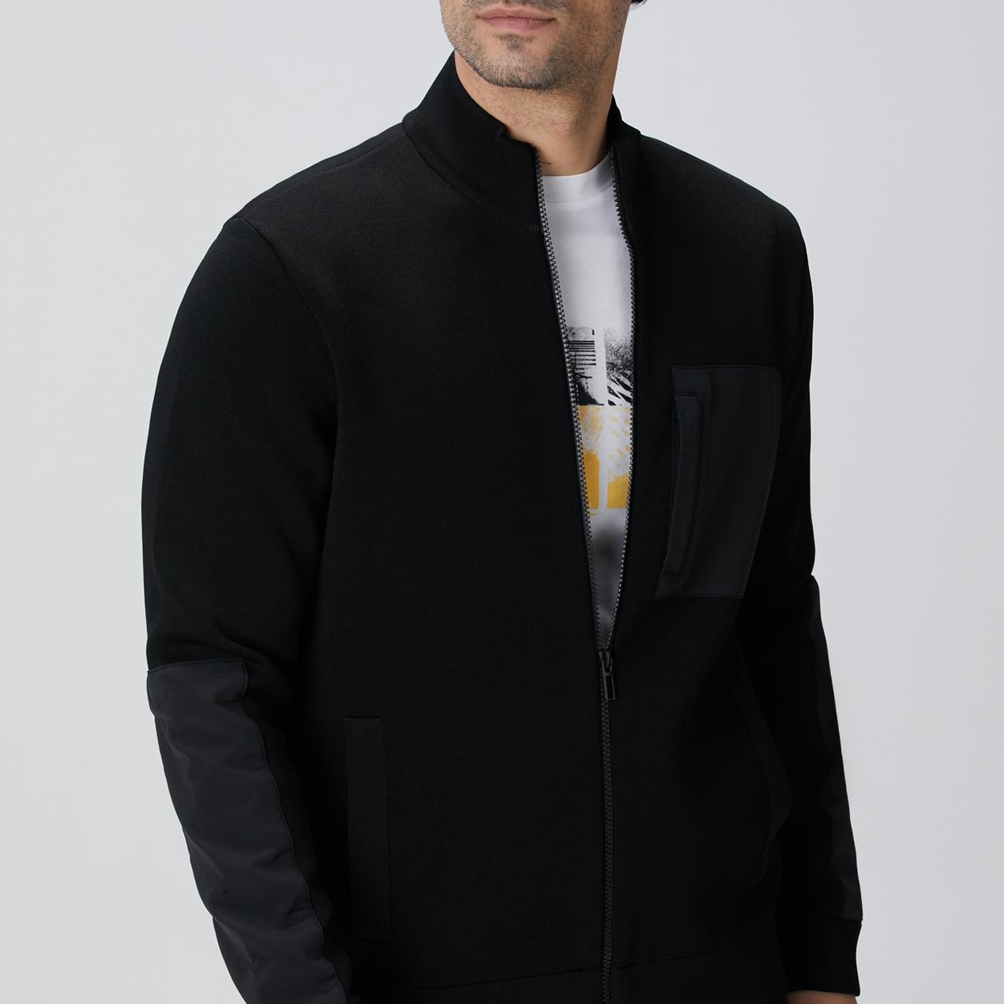 Network Erkek N-Tech Siyah Triko Mont