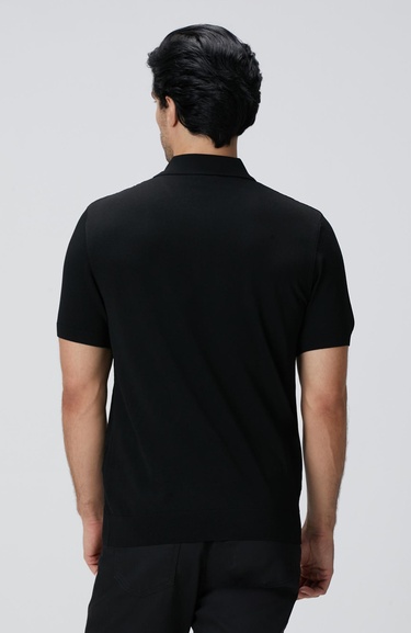  Network Erkek Siyah Jakarlı Triko Kazak