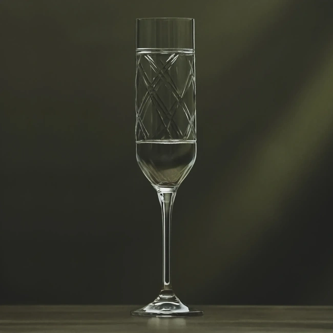 Yvette Kristal Şampanya Kadehi 200 cc
