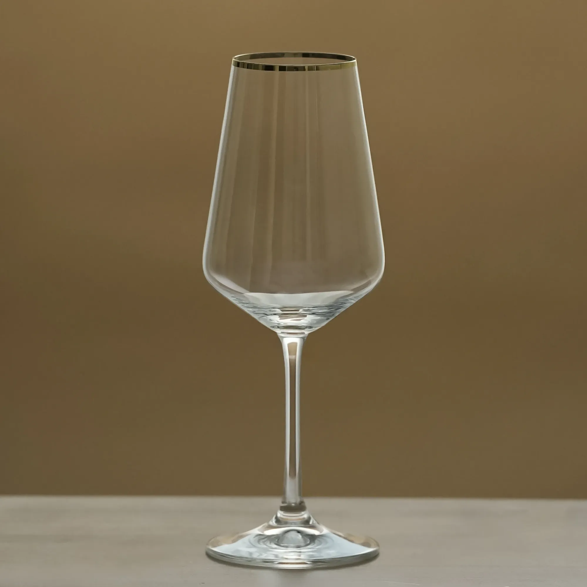  Meringue Kristal Beyaz Şarap Kadehi 350 cc