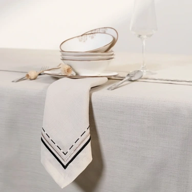  Sahara 2'li Peçete Bej Mavi 40x40 cm