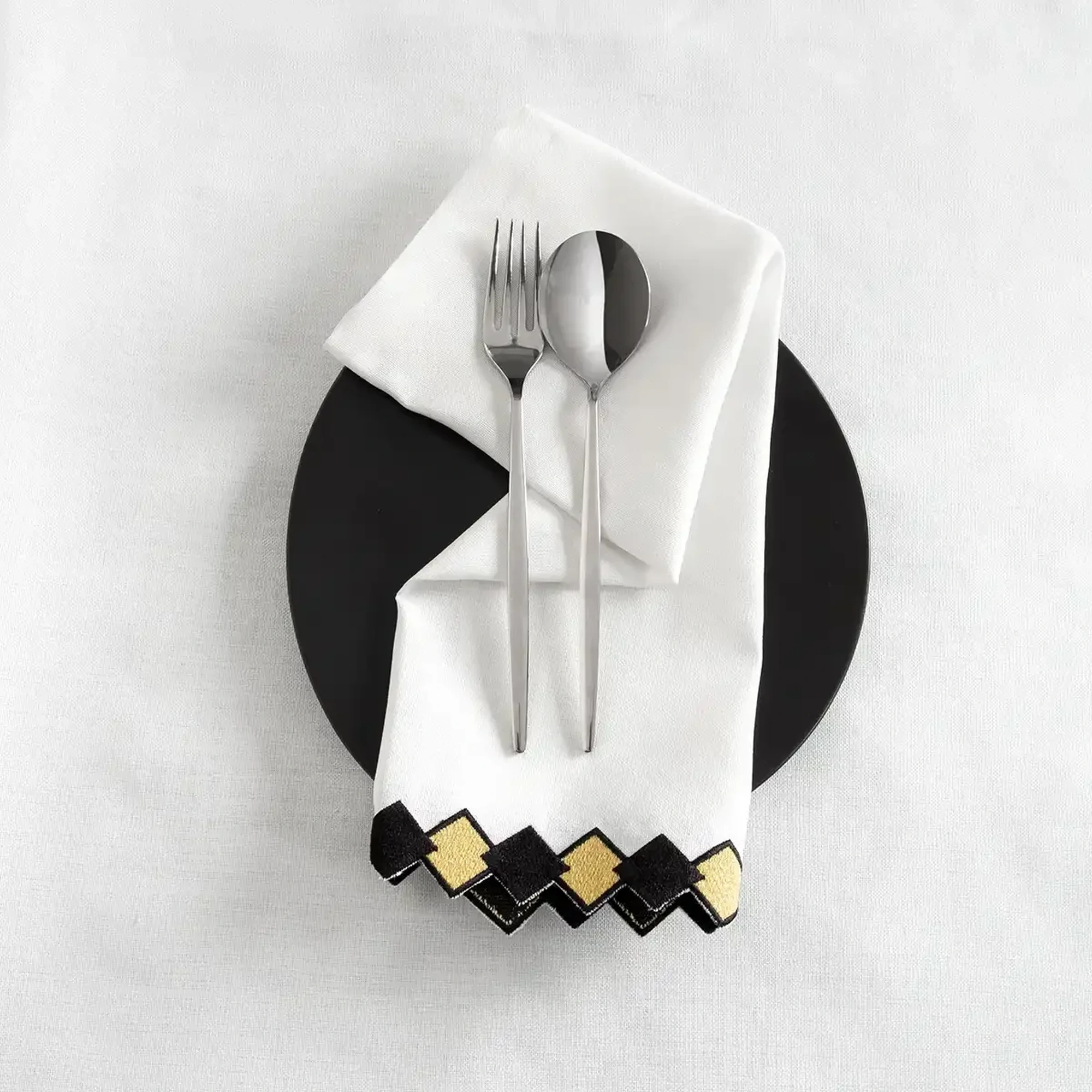 Matilda 2'li Peçete Beyaz 40x40 cm