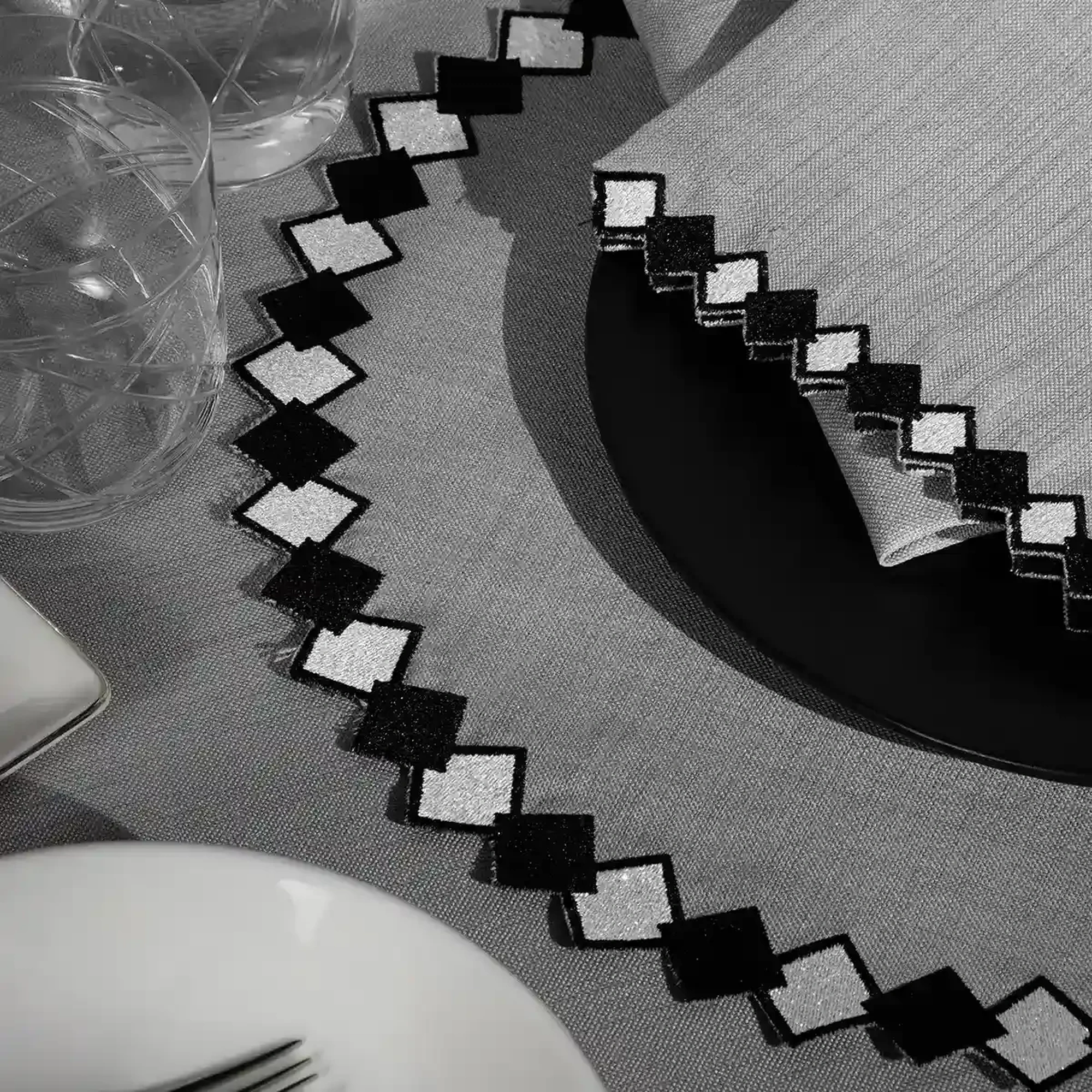 Matilda 2'li Peçete Gri 40x40 cm