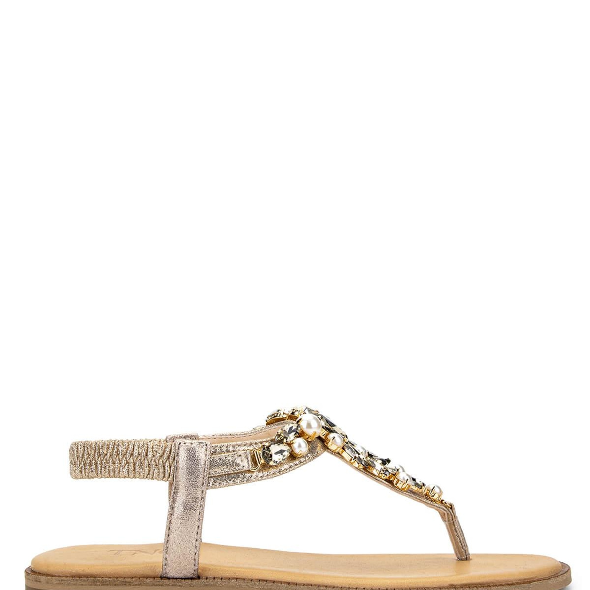 Tamer Tanca Kadın Suni Deri Sarı Parmak Arası Sandalet