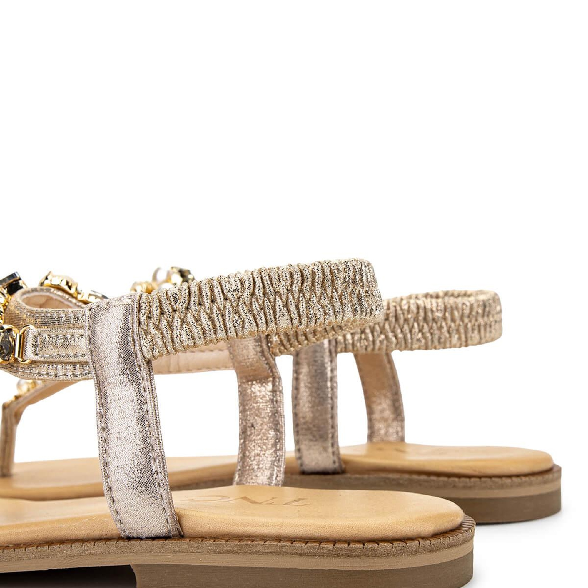 Tamer Tanca Kadın Suni Deri Sarı Parmak Arası Sandalet