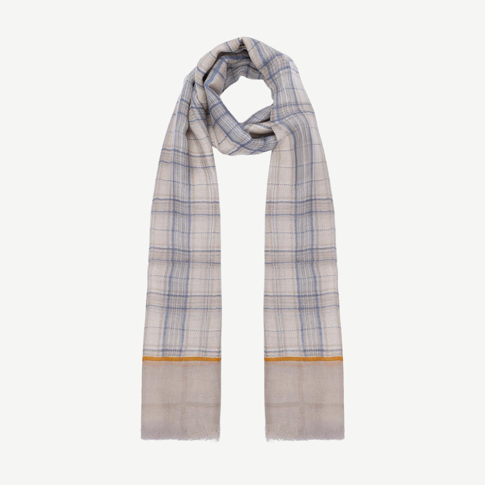 YARGICI Kareli Yün Şal