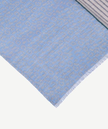  YARGICI Desenli Ve Yün Karışımlı Şal