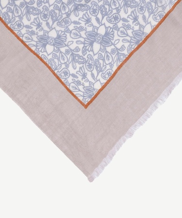  YARGICI Desenli Ve Yün Karışımlı Şal