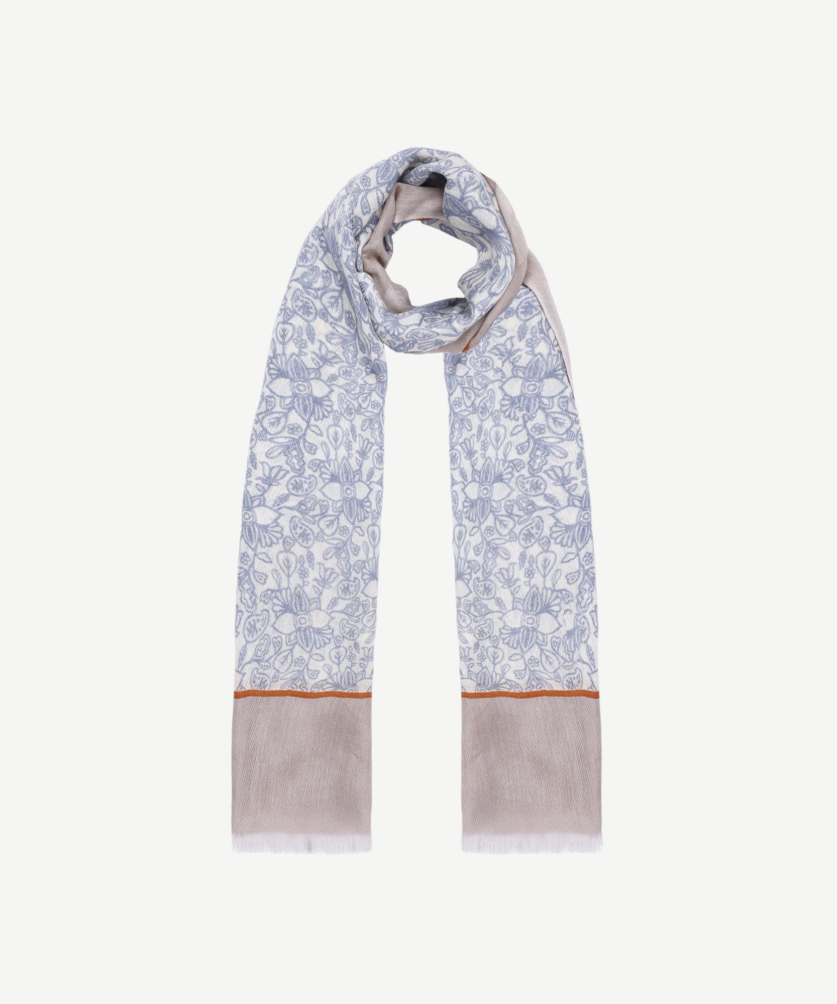  YARGICI Desenli Ve Yün Karışımlı Şal