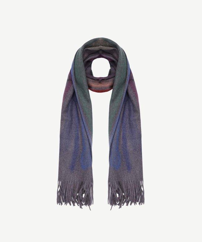  YARGICI Degrade Desenli Kalın Şal