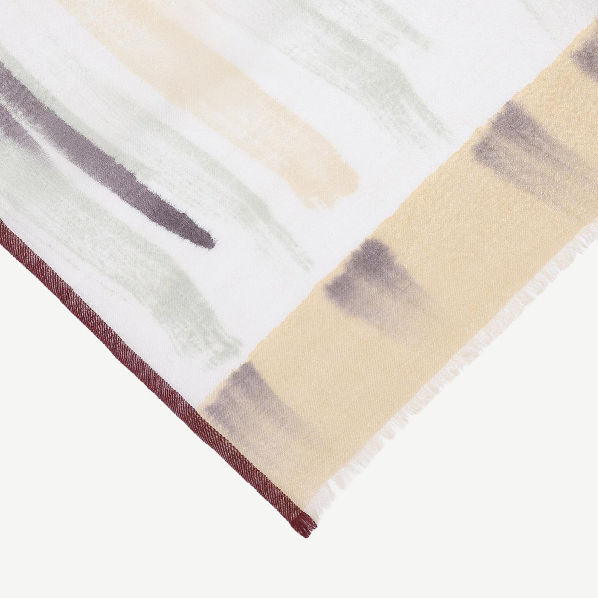 YARGICI El Boyaması Ve Kaşmir Karışımlı Yün Şal