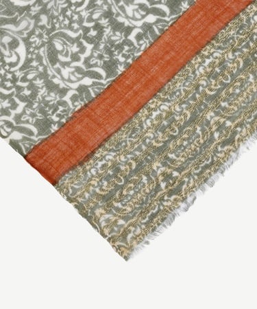  YARGICI Karışık Desenli Yün Şal