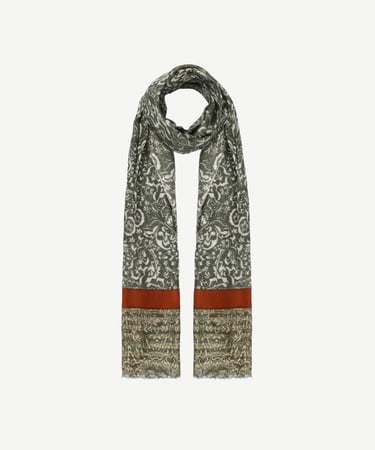  YARGICI Karışık Desenli Yün Şal