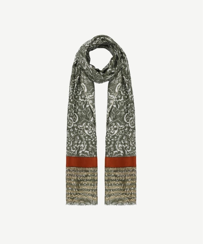  YARGICI Karışık Desenli Yün Şal