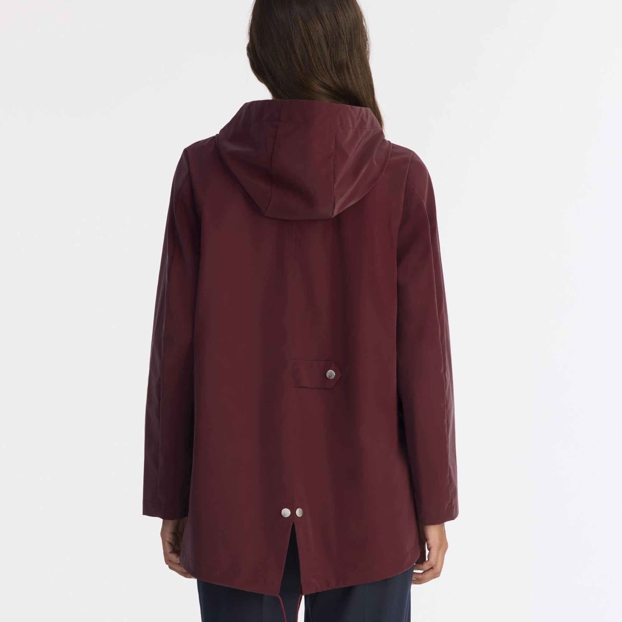 YARGICI Loose Kapüşonlu Yaka Uzun Kol Yağmurluk