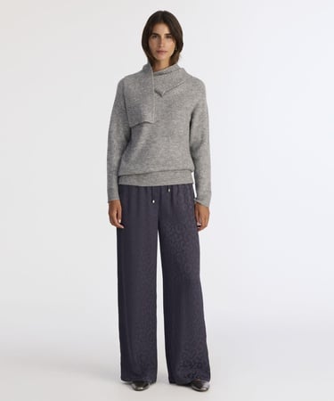  YARGICI Regular Şal Yaka Uzun Kol Kazak