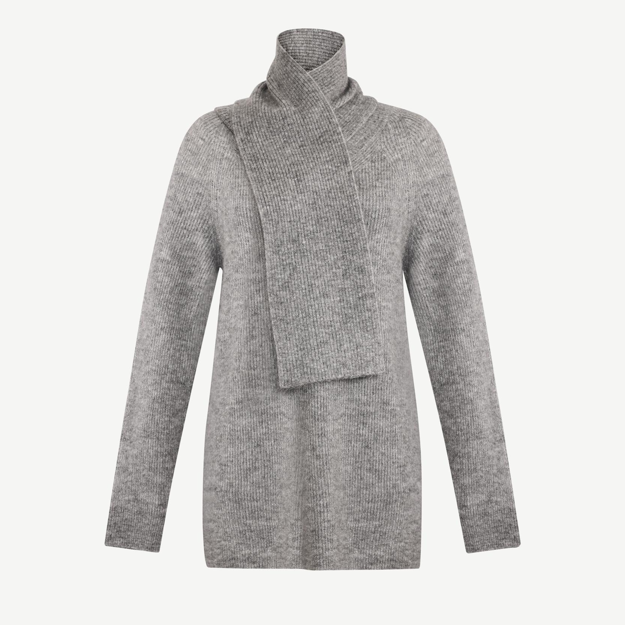 YARGICI Regular Şal Yaka Uzun Kol Kazak