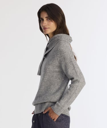  YARGICI Regular Şal Yaka Uzun Kol Kazak