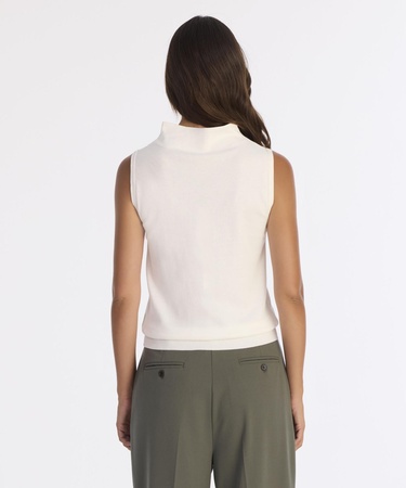  YARGICI Regular Yarım Balıkçı Yaka Kolsuz Kazak